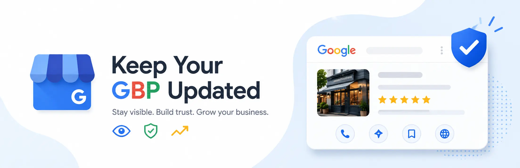 Google AI Overview example for local business search