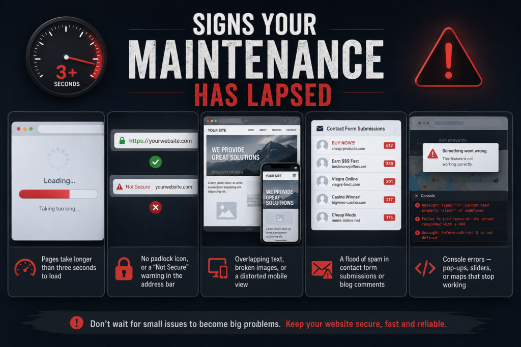 website maintenance